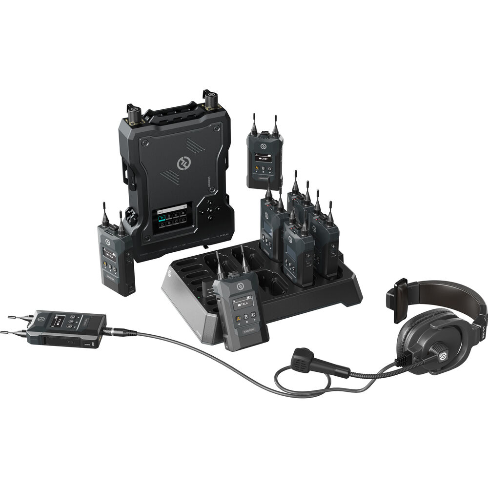 Hollyland Solidcom M1 Full-Duplex Wireless Intercom Solution (8 Beltpacks) - 2